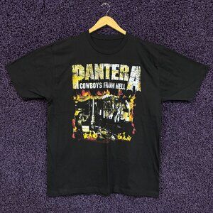 Pantera Cowboys From Hell Album Thrash Metal Band T-Shirt L
